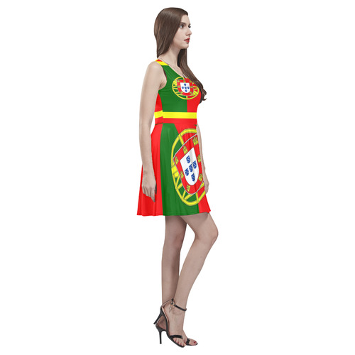 PORTUGAL 2 Thea Sleeveless Skater Dress(Model D19)