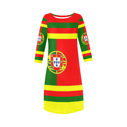PORTUGAL 2 Round Collar Dress (D22)