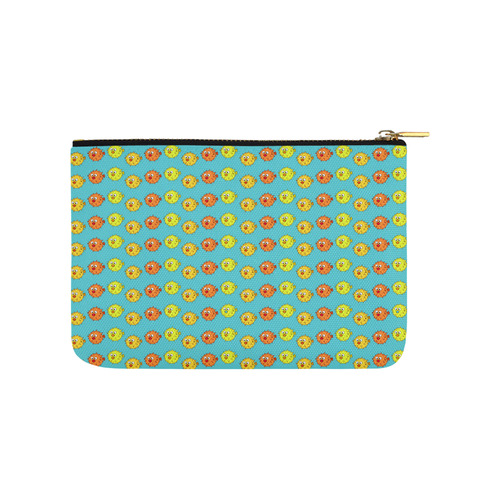 Fish Pattern Carry-All Pouch 9.5''x6''