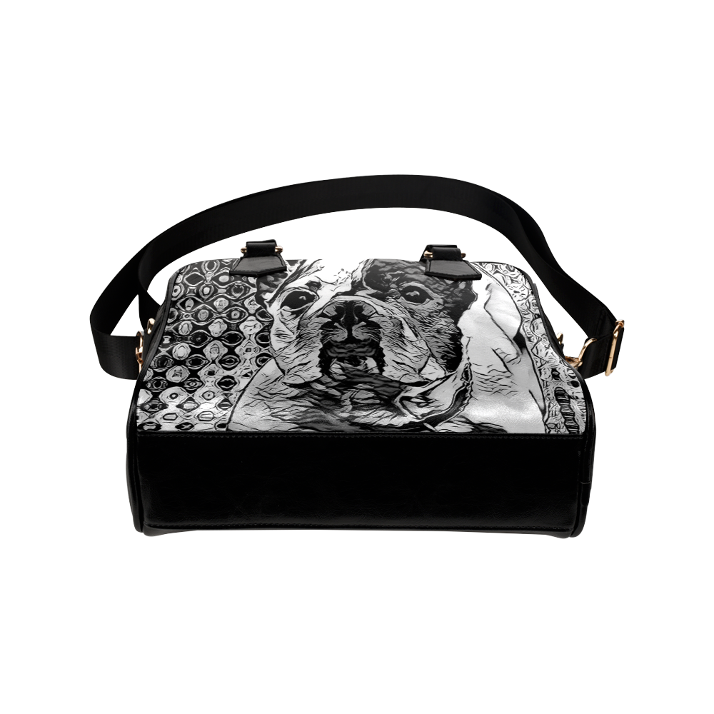 FRENCH BULLDOG BY CRASSCO Shoulder Handbag (Model 1634)