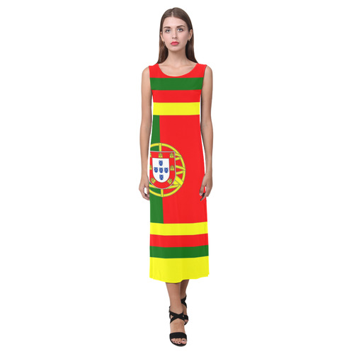 PORTUGAL 2 Phaedra Sleeveless Open Fork Long Dress (Model D08)