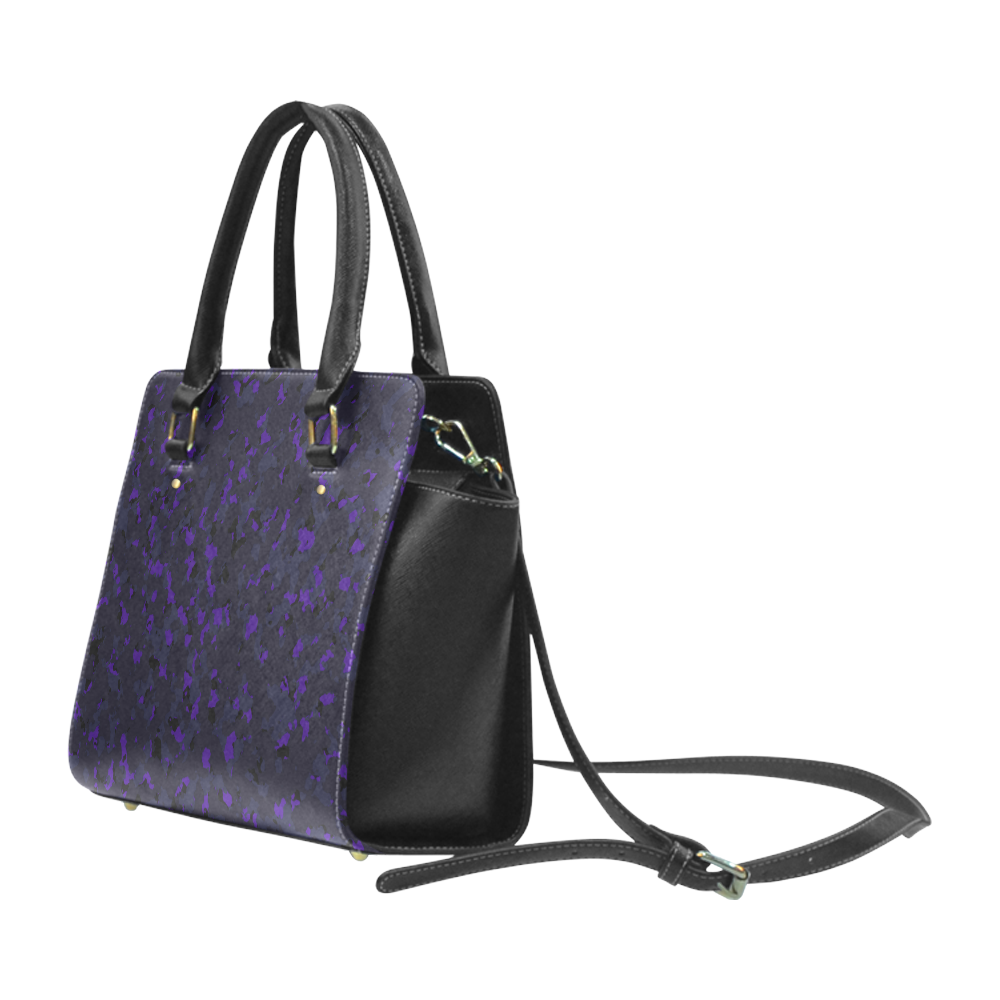 darkpurplecamo1 Classic Shoulder Handbag (Model 1653)