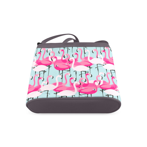 Pink Flamingo Pink Flamingos Crossbody Bags (Model 1613)