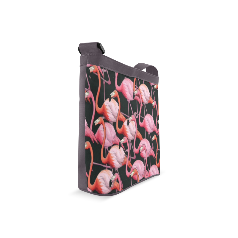 Beautiful Pink Flamingos Summer Pattern Crossbody Bags (Model 1613)