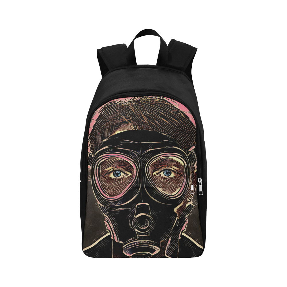 INFERNO MASK BY CRASSCO Fabric Backpack for Adult (Model 1659)