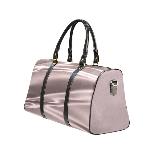 Lilac satin 3D texture Lilac Sides Version New Waterproof Travel Bag/Large (Model 1639)
