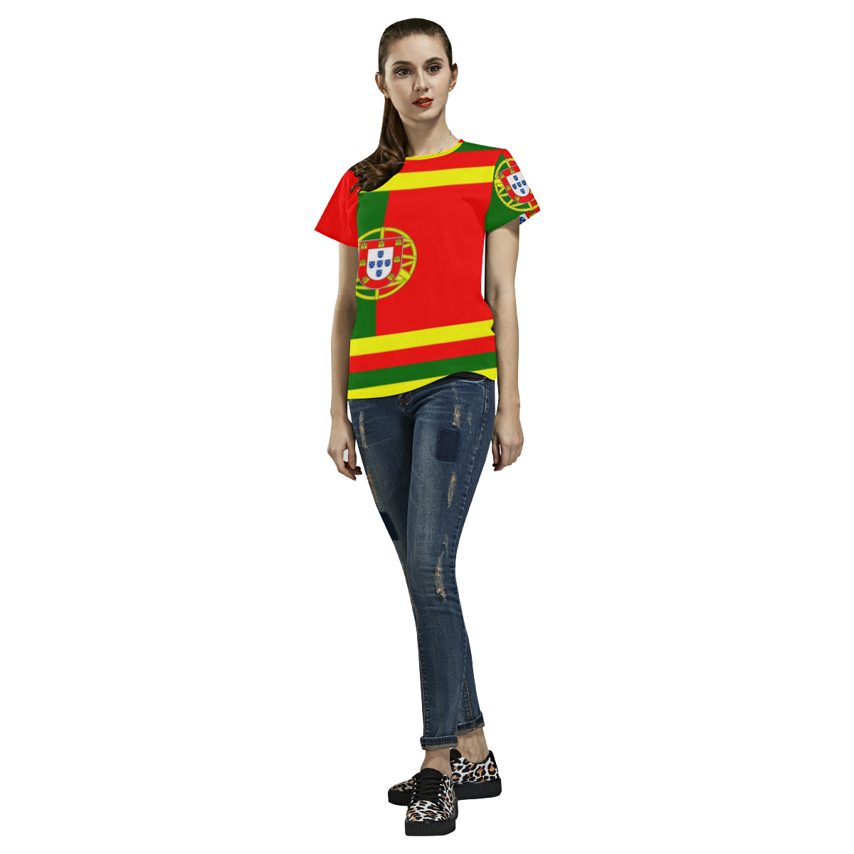 PORTUGAL 2 All Over Print T-Shirt for Women (USA Size) (Model T40)