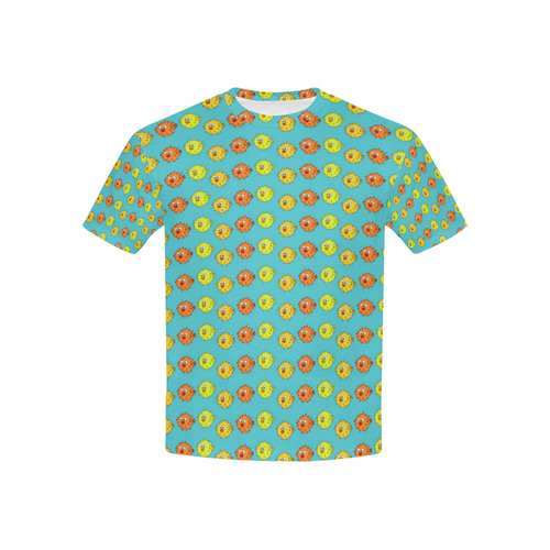 Fish Pattern Kids' All Over Print T-shirt (USA Size) (Model T40)