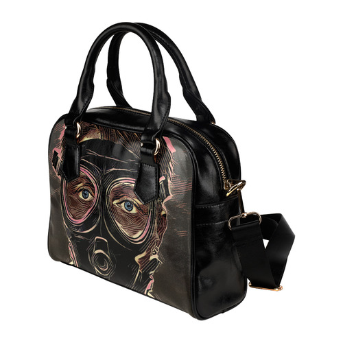 INFERNO MASK BY CRASSCO Shoulder Handbag (Model 1634)