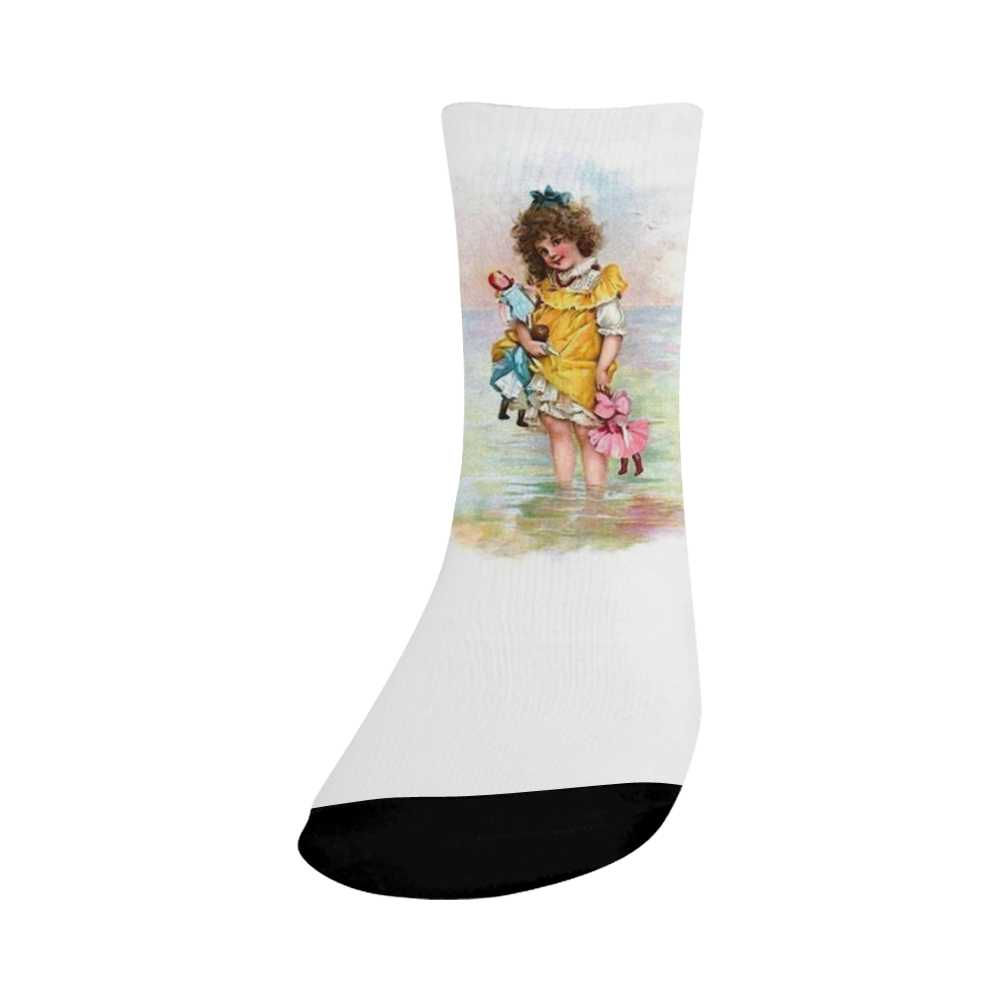 My Dollies and Me by the Sea Crew Socks