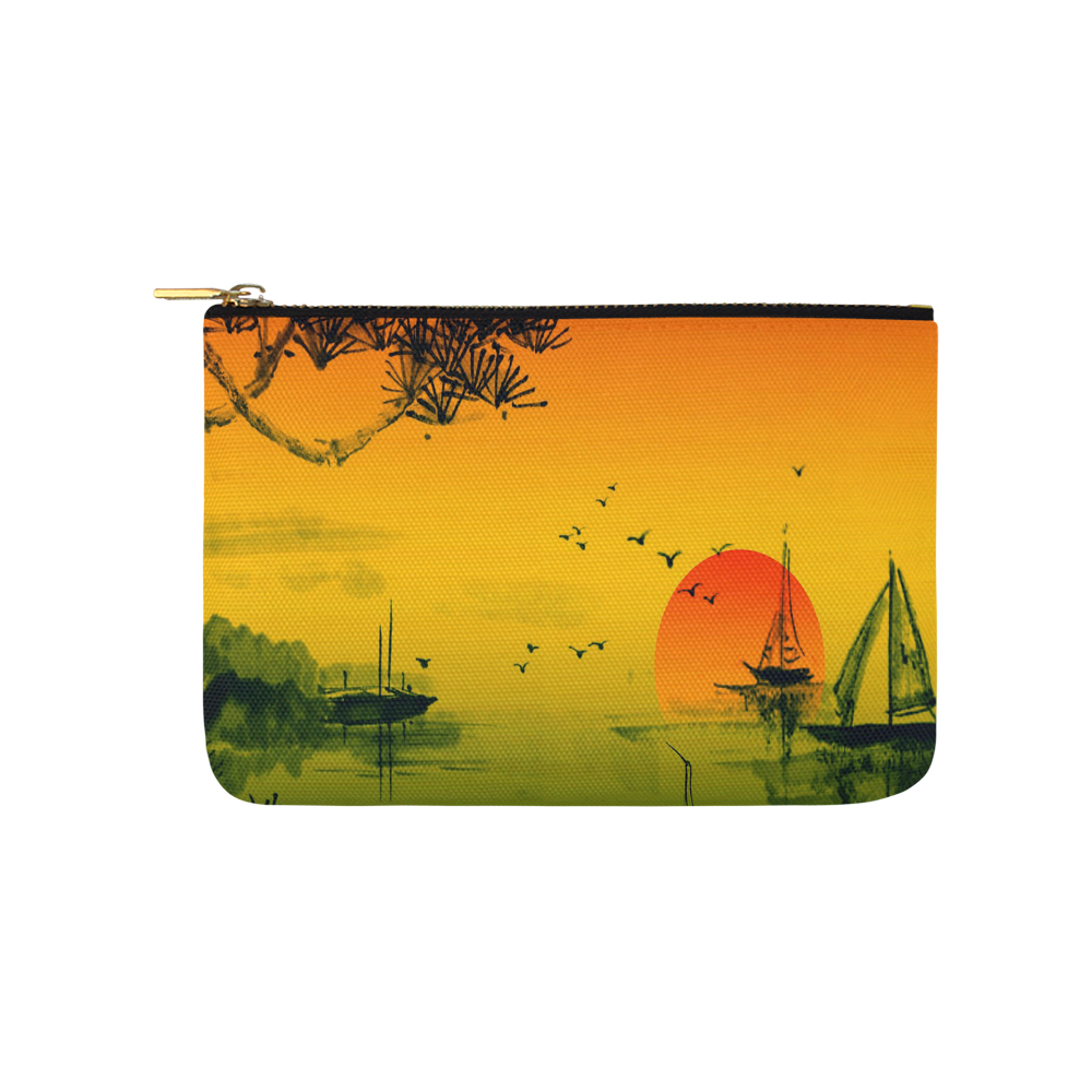 Sunset Orient Escape Carry-All Pouch 9.5''x6''