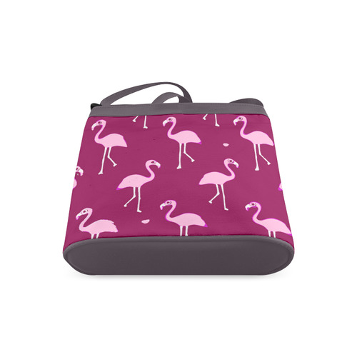 Pink Flamingos Summer Pattern Crossbody Bags (Model 1613)