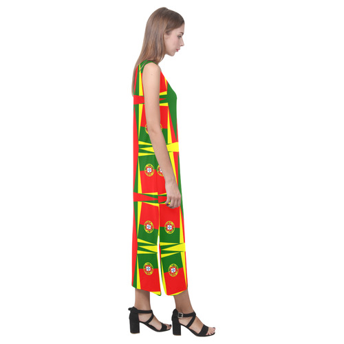 PORTUGAL Phaedra Sleeveless Open Fork Long Dress (Model D08)