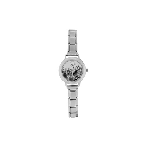 Flowers Women's Italian Charm Watch(Model 107)