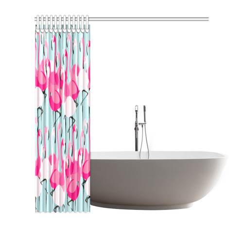 Pink Flamingo Pink Flamingos Shower Curtain 72"x72"