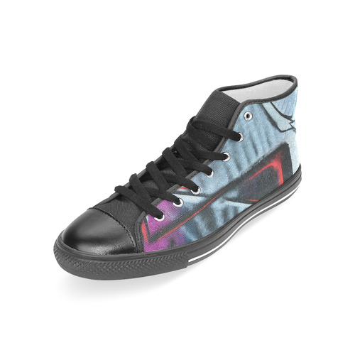 GRAFFITI Women's Classic High Top Canvas Shoes (Model 017)