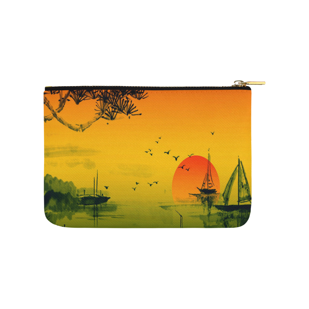 Sunset Orient Escape Carry-All Pouch 9.5''x6''