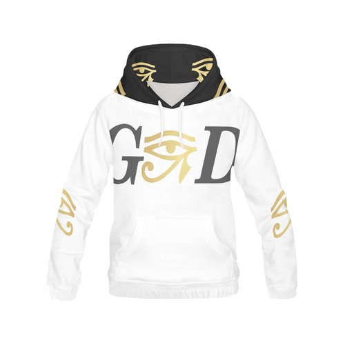 Gold Eye / God Hoodie All Over Print Hoodie for Men (USA Size) (Model H13)