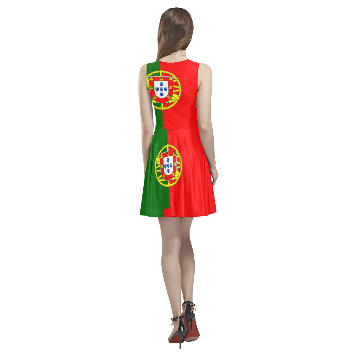 PORTUGAL Thea Sleeveless Skater Dress(Model D19)