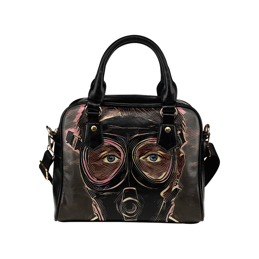 INFERNO MASK BY CRASSCO Shoulder Handbag (Model 1634)