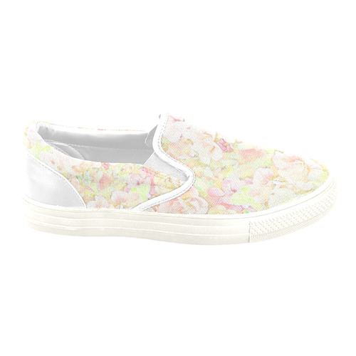 Lovely Floral 36C by FeelGood Women's Unusual Slip-on Canvas Shoes (Model 019)