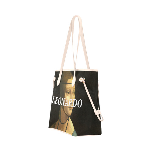 Leonardo - Dama con ermellino Clover Canvas Tote Bag (Model 1661)