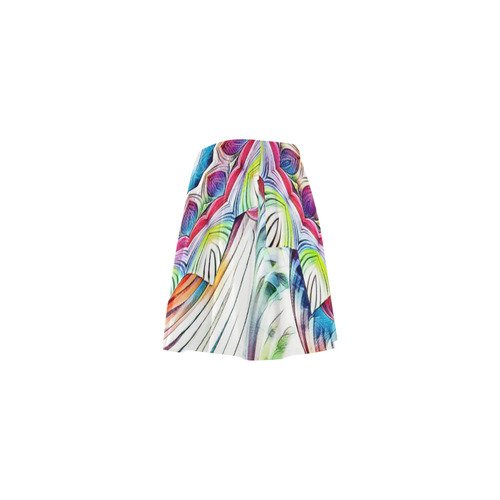 Sunshine Feeling Mandala Mini Skating Skirt (Model D36)