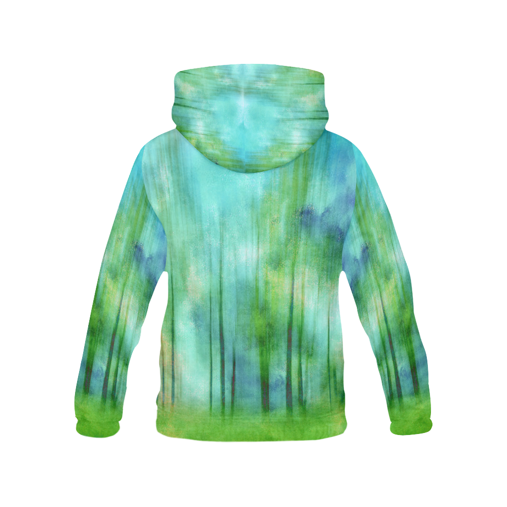 Sense of Summer All Over Print Hoodie for Women (USA Size) (Model H13)