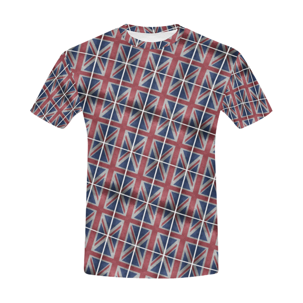 GREAT BRITAIN All Over Print T-Shirt for Men (USA Size) (Model T40)