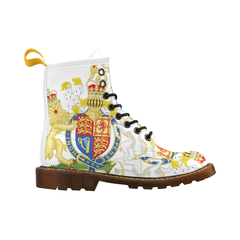 Great Britain and Northern Ireland COA High Grade PU Leather Martin Boots For Women Model 402H