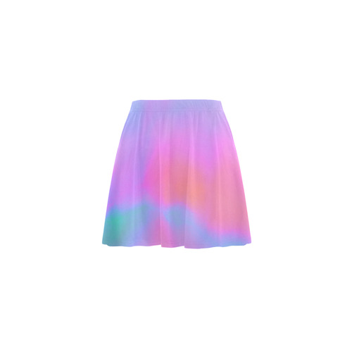 pink clouds Mini Skating Skirt (Model D36)