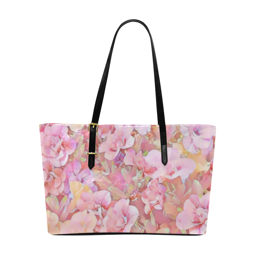 Lovely Floral 36A by FeelGood Euramerican Tote Bag/Large (Model 1656)