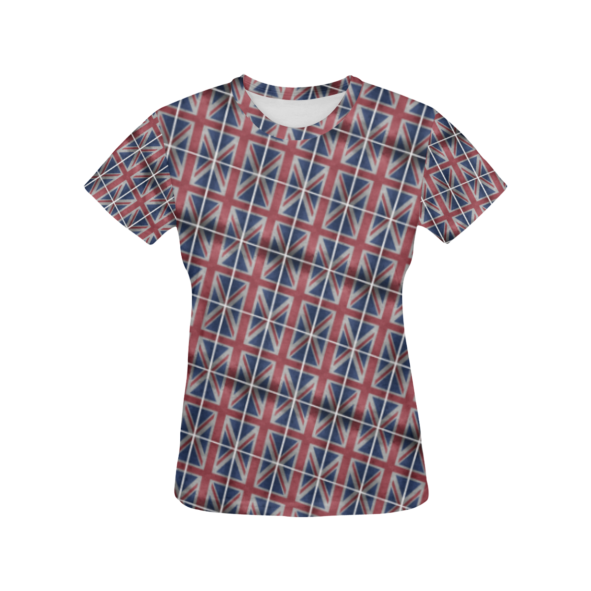 GREAT BRITAIN All Over Print T-Shirt for Women (USA Size) (Model T40)