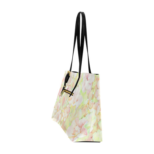 Lovely Floral 36C by FeelGood Euramerican Tote Bag/Large (Model 1656)