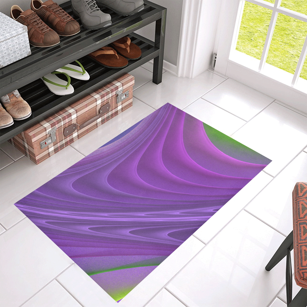 purple sands Azalea Doormat 30" x 18" (Sponge Material)