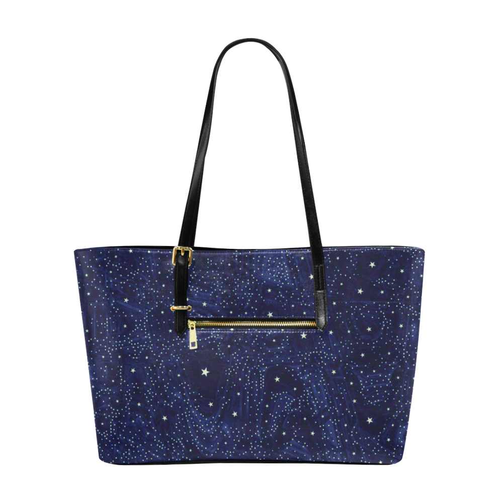 Awesome allover Stars 01B by FeelGood Euramerican Tote Bag/Large (Model 1656)
