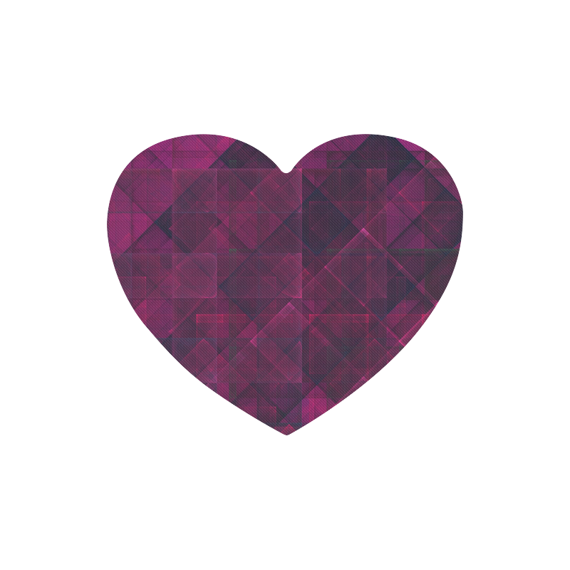 pinkpunkplaid Heart-shaped Mousepad