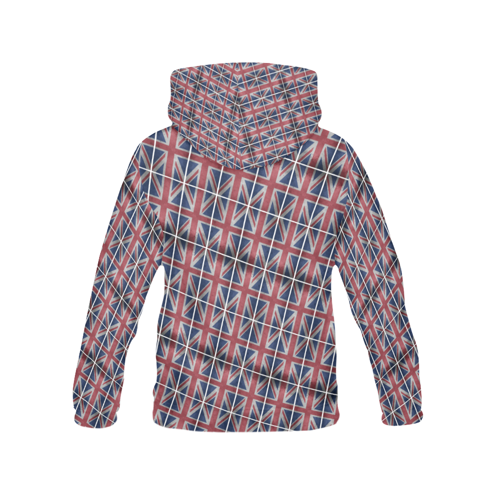 GREAT BRITAIN All Over Print Hoodie for Women (USA Size) (Model H13)