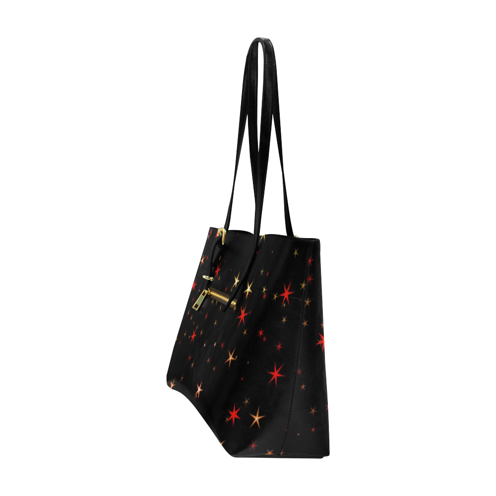Awesome allover Stars 02B by FeelGood Euramerican Tote Bag/Large (Model 1656)