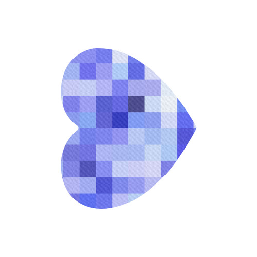 pixie-blue Heart-shaped Mousepad