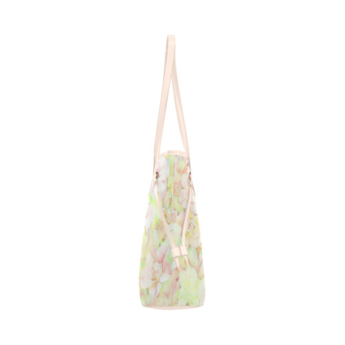 Lovely Floral 36C by FeelGood Clover Canvas Tote Bag (Model 1661)