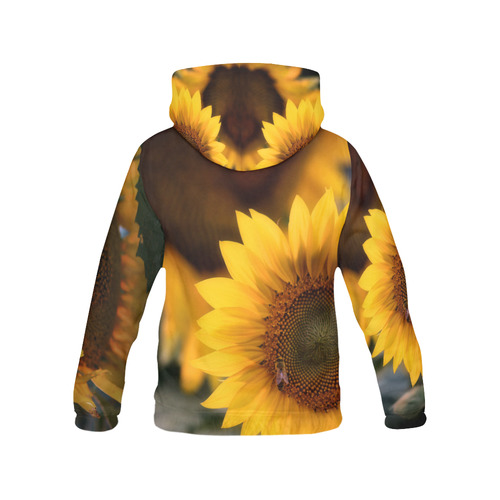 SNFLZR All Over Print Hoodie for Women (USA Size) (Model H13)