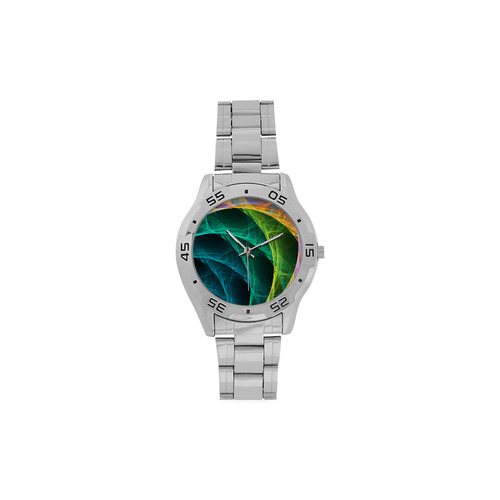aura waves Men's Stainless Steel Analog Watch(Model 108)