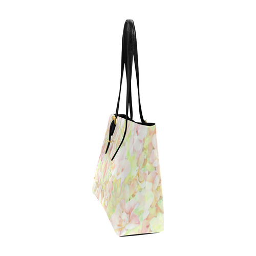 Lovely Floral 36C by FeelGood Euramerican Tote Bag/Large (Model 1656)