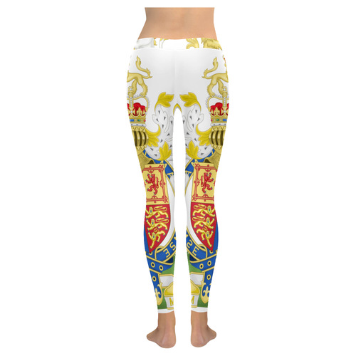 Great Britain and Northern Ireland COA Women's Low Rise Leggings (Invisible Stitch) (Model L05)