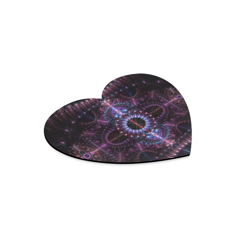 India-inspired pattern Heart-shaped Mousepad