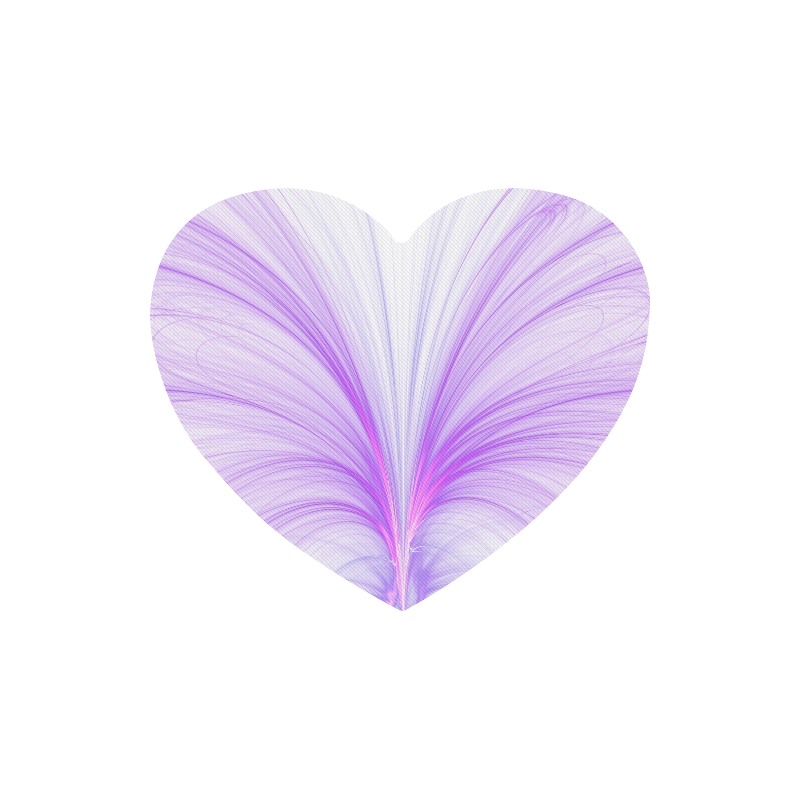 flowerpetal Heart-shaped Mousepad