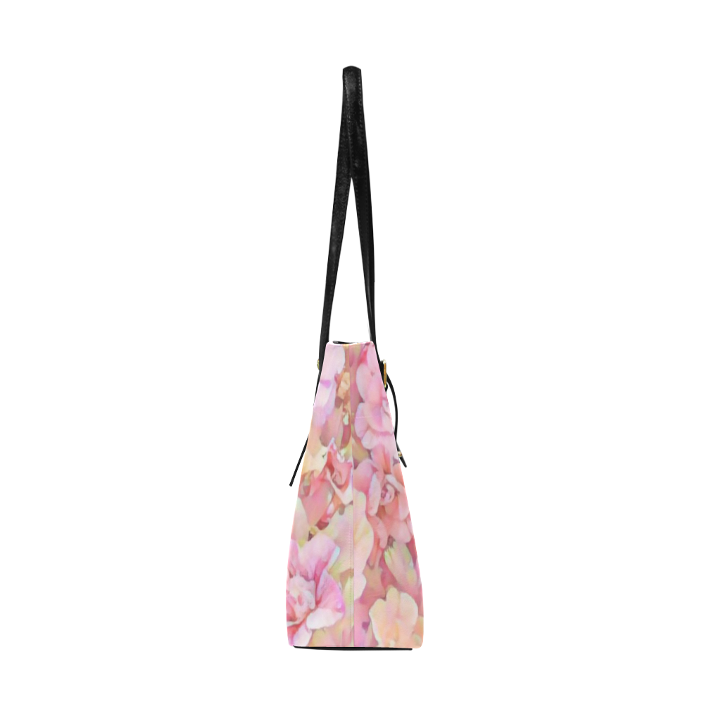 Lovely Floral 36A by FeelGood Euramerican Tote Bag/Large (Model 1656)