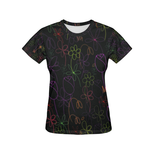 Imagin All Over Print T-Shirt for Women (USA Size) (Model T40)