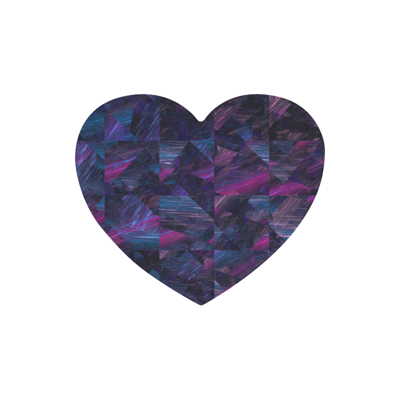 Fractured Prism Heart-shaped Mousepad